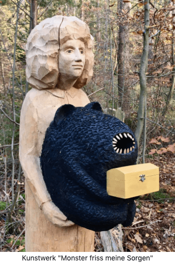 ARS NATURA KunstwerkMonster friss meine Sorgen
